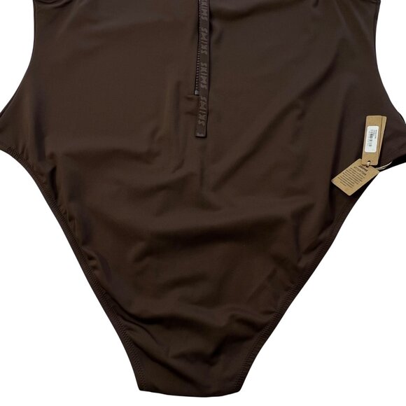 SKIMS Swim Sleeveless One Piece Cocoa 4X - Picture 8 of 12